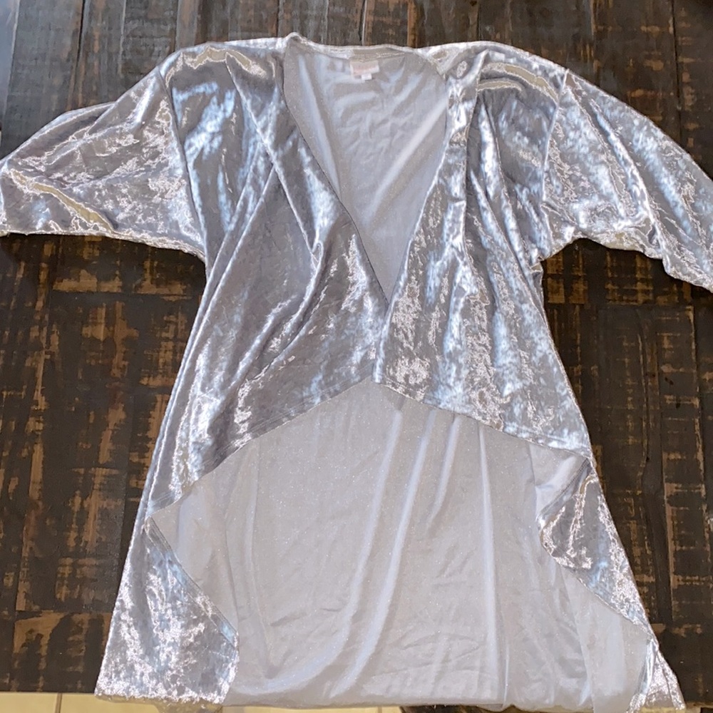 Lula Roe Crushed Velvet Cardigan/Duster